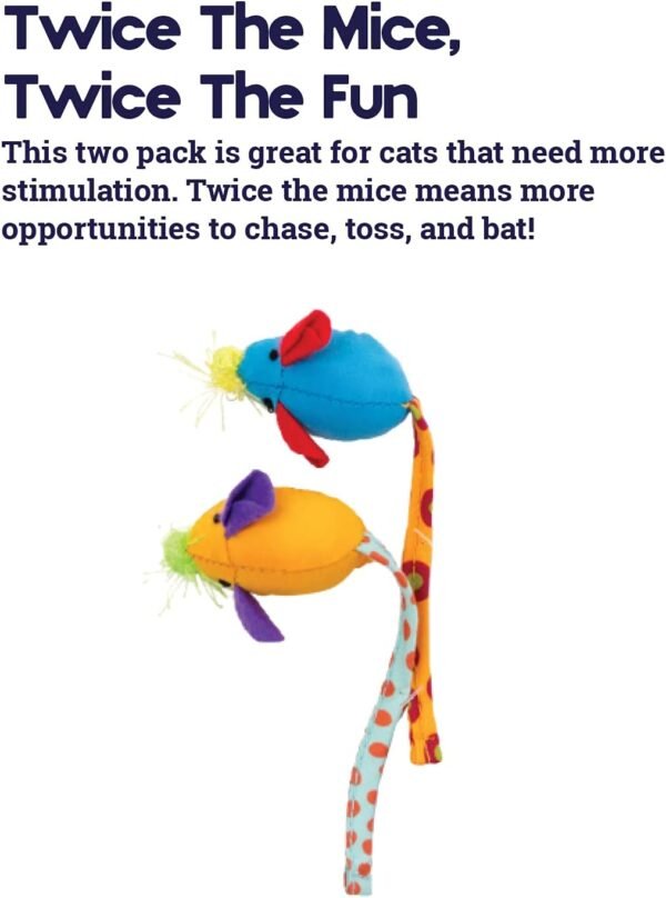 Petstages Juguete Twice Mice - Imagen 4