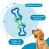 Petstages Juguete Masticable Bone Tugz Puppy Blue - Imagen 7