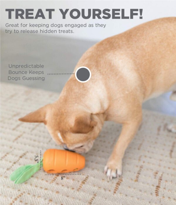 Petstages Juguete Masticable Carrot Stuffer - Imagen 5