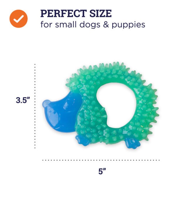 Petstages Juguete Masticable Cutie Chewies Hedgehog Blue - Imagen 6