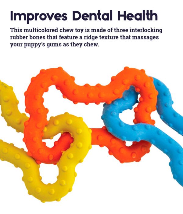 Petstages Juguete Masticable Mini Bone Tug Puppy - Imagen 4
