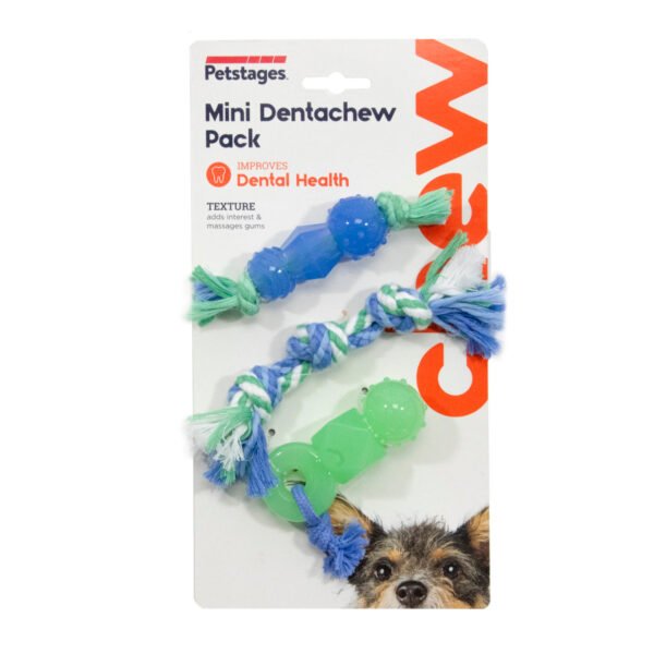 Petstages Juguete Masticable Mini Dentachew – 3 Pack - Imagen 2