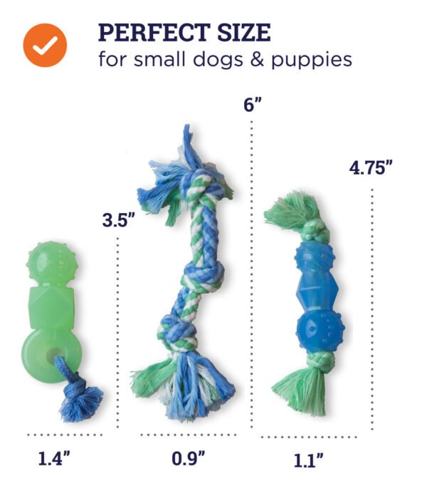 Petstages Juguete Masticable Mini Dentachew – 3 Pack - Imagen 7
