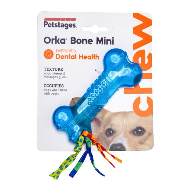 Petstages Juguete Masticable Orka Bone Mini - Imagen 2
