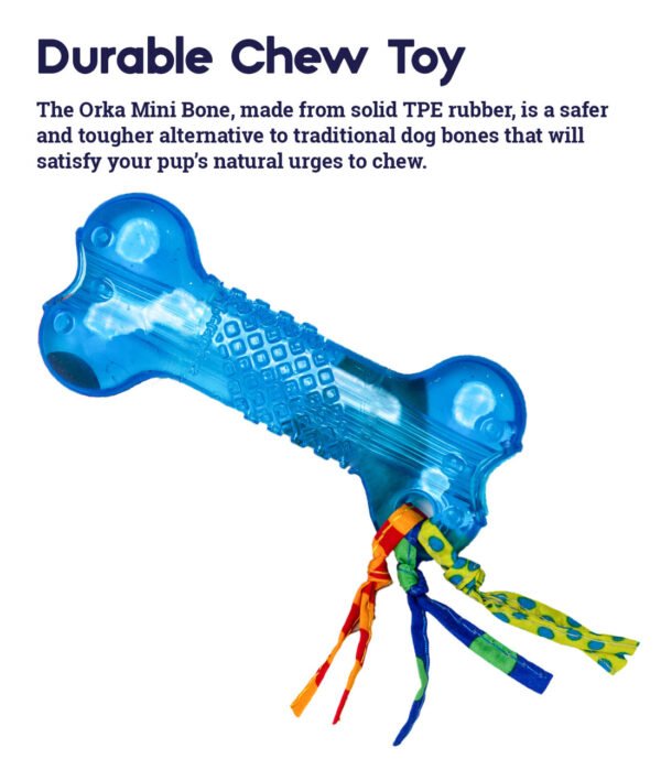 Petstages Juguete Masticable Orka Bone Mini - Imagen 4