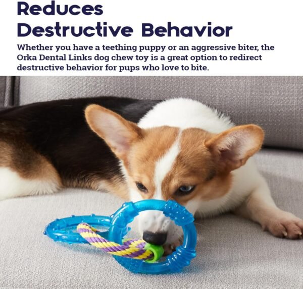 Petstages Juguete Masticable Orka Dental Links - Imagen 4