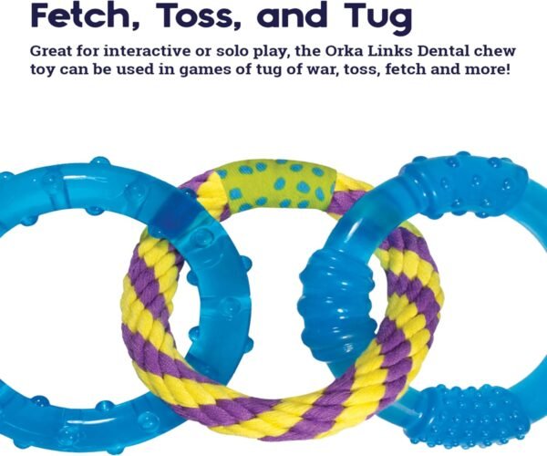 Petstages Juguete Masticable Orka Dental Links - Imagen 6